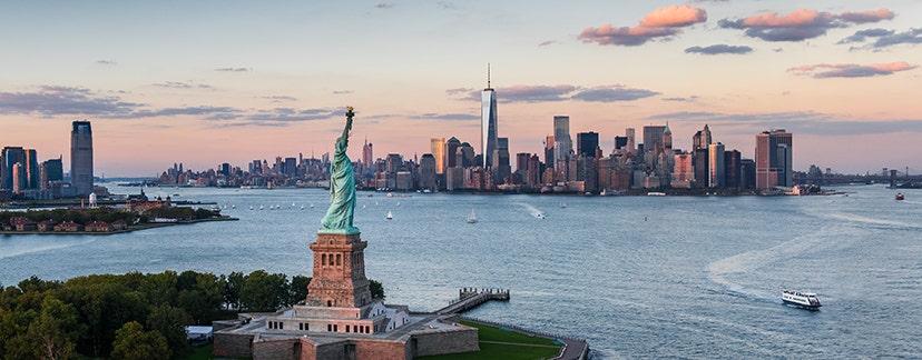 Airplane in the sky representing a smooth journey to Fly New York to Toronto with top airlines