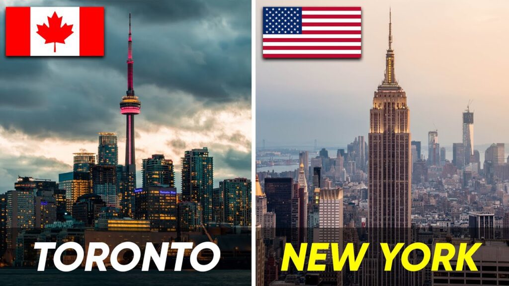 Distance from Toronto to New York