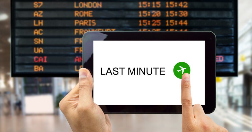 last minute flights from Ontario