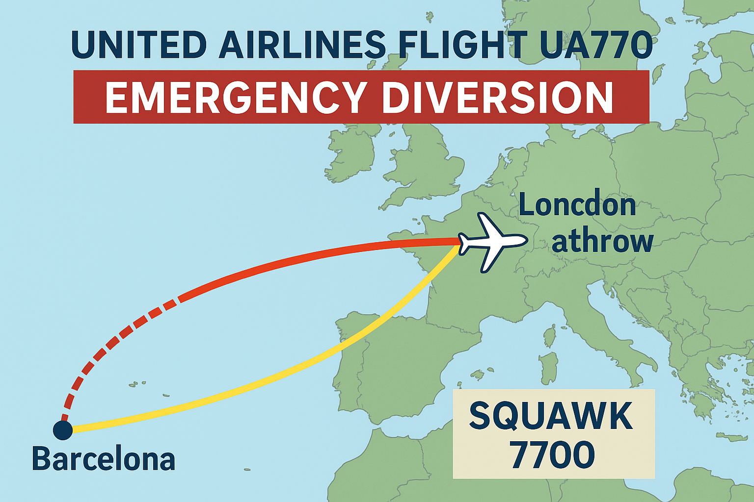 United Airlines Flight UA770 emergency diversion