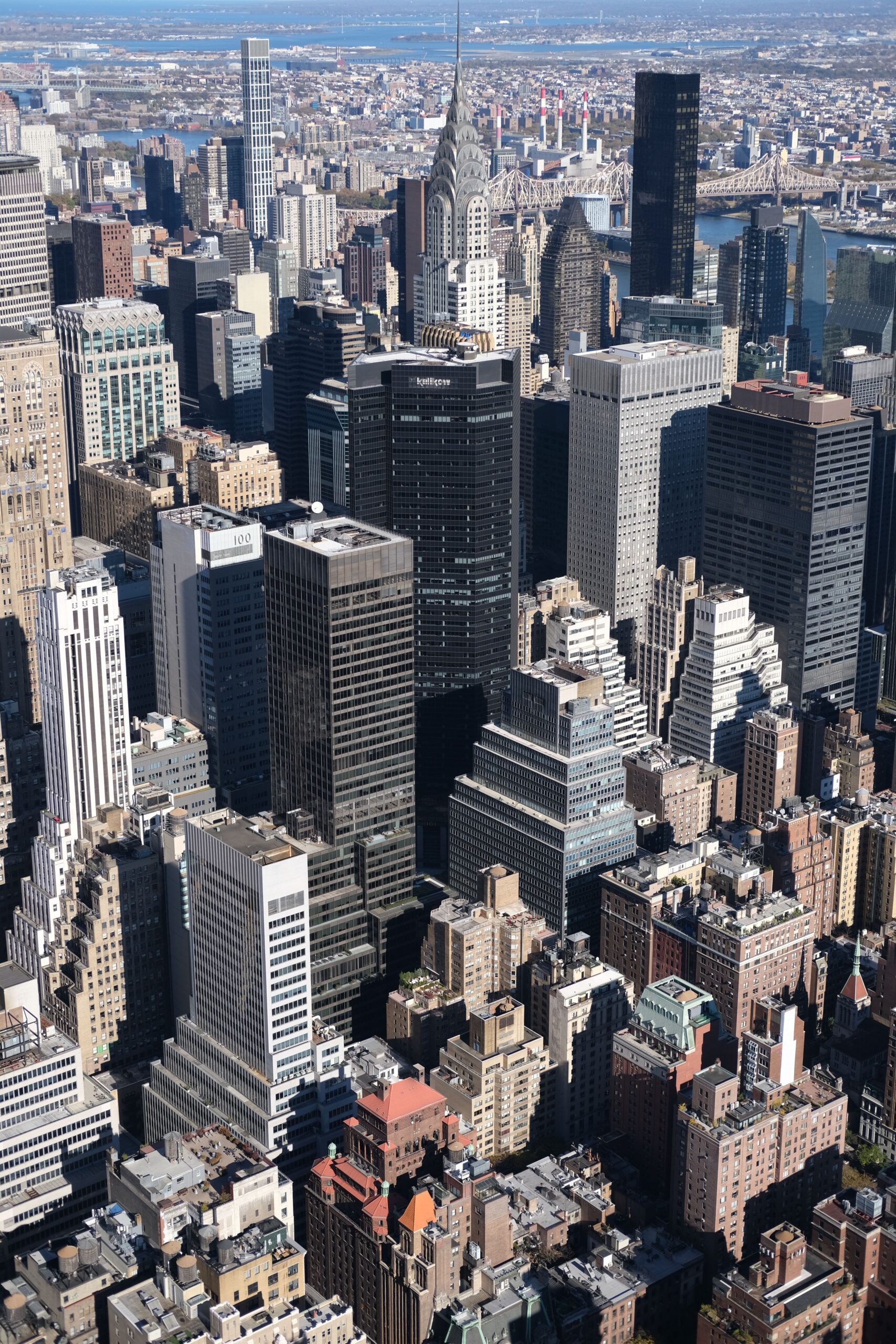 New York City skyline with Manhattan skyscrapers seen on a trip from Toronto