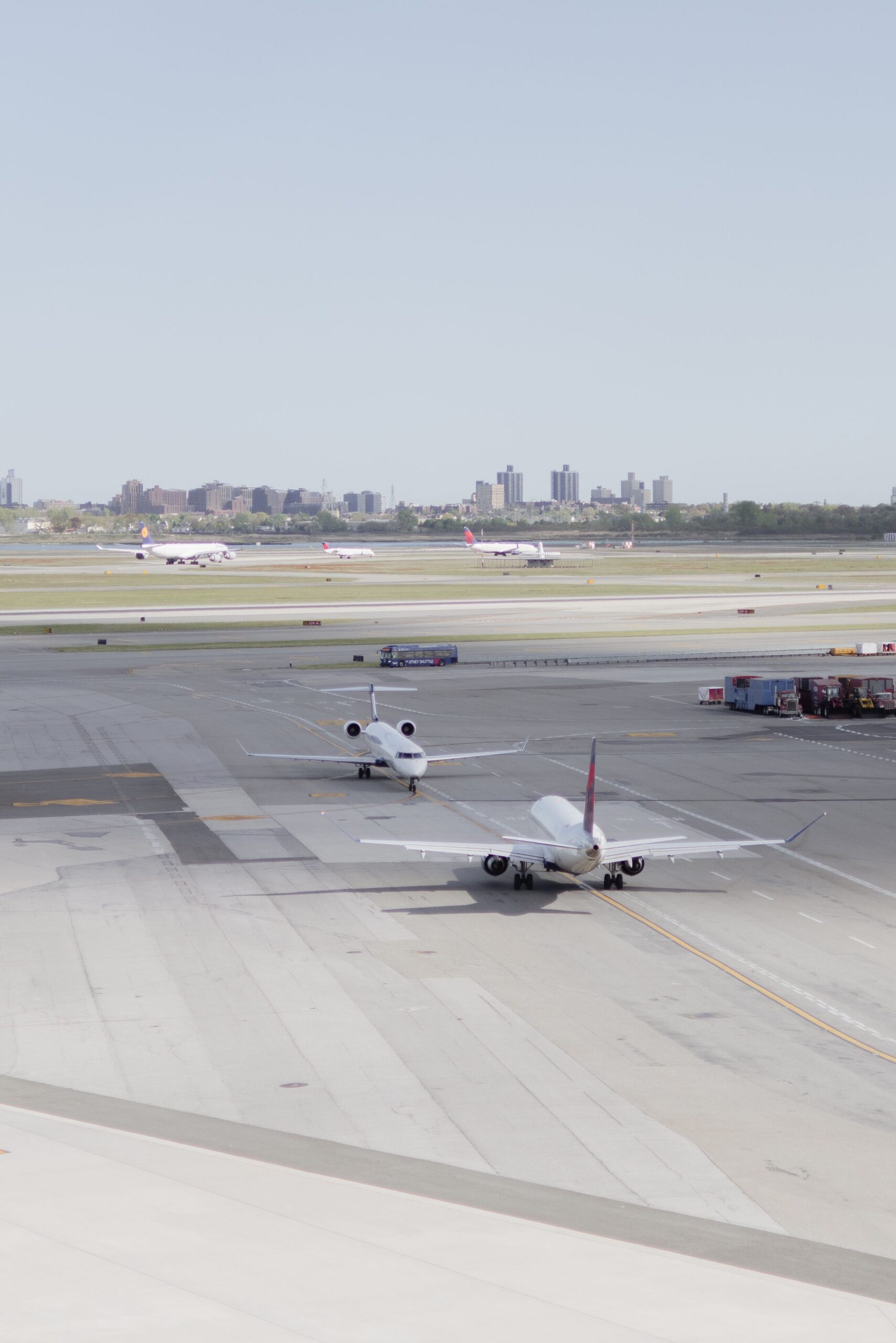 Toronto Pearson and New York JFK, LaGuardia and Newark airports